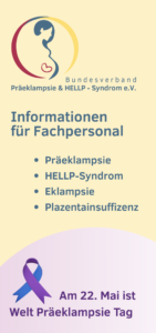 Flyer Informationen für Fachpersonal