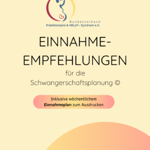 <b>PDF VERSION</b><br> Einnahme-Empfehlung für die Schwangerschaftsplanung