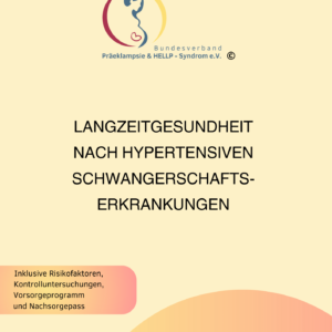 Broschüre über Langzeitgesundheit nach hypertensiven Schwangerschaftserkrankungen